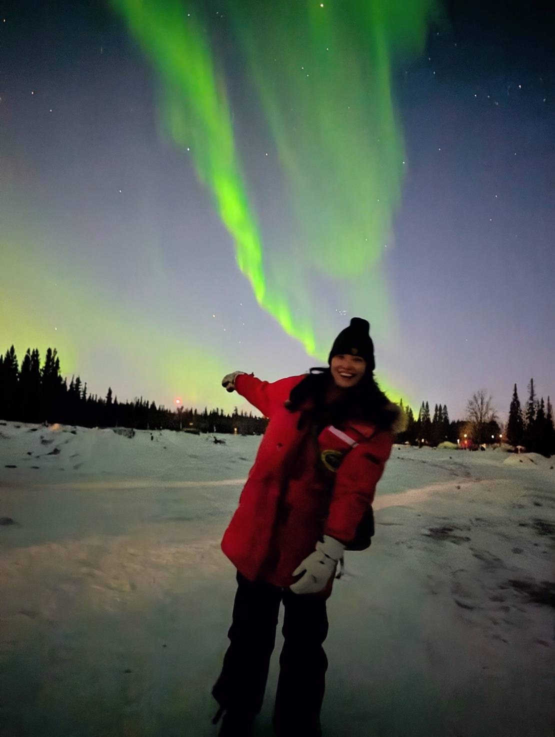 Daisy aurora portrait